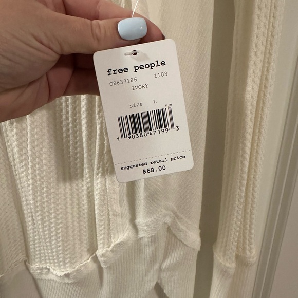 Free people waffle knit top - Picture 3 of 4